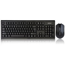 تصویر ست ماوس و کیبورد ای فورتک مدل 3000NS بی‌صدا 