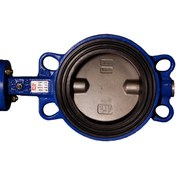 تصویر شیر پروانه ای ویفری اهرمی دیسک استیل ۳۰۴ سایز 8 اینچ PN10 میراب شیر پروانه ای چدنی ویفری اهرمی دیسک استیل ۳۰۴ سایز 8 اینچ PN10 میراب Butterfly Valve Wafer Lever MIRAB