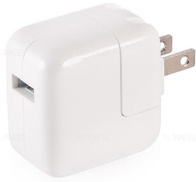 تصویر آداپتور شارژر اصلی آیپد اپل 12 وات Apple A1401 MD836ZM/A USB Power Adapter 