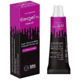 تصویر ژل سیلدنافیل ارکژل سینا پیشگام ۱۵ گرم Sina Pishgam Eregel Sildenafil Gel 15gr