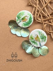 تصویر گوشواره زنانه مدل قناری 