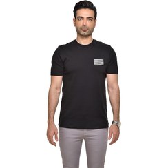 تصویر تیشرت چاپی مشکی 