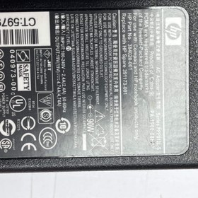 تصویر آداپتور اورجینال سر سوزنی Hp Adapter Orginal 19V 4.74A