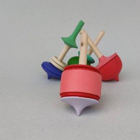 تصویر فرفره چوبی دست ساز 