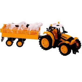 تصویر اسباب بازی تراکتور مزرعه بزرگ dorj toy Dorj Toy Farm Tractor Toy