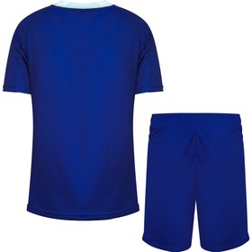 تصویر ست تیشرت و شورت فوتبالی سرمه ای طرح نایک کد RF107 FOOTBALL T-shirt and training shorts set CODE RF107