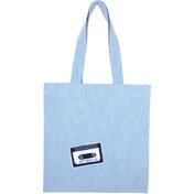 تصویر توتبگ جین آبی روشن نوارکاست 