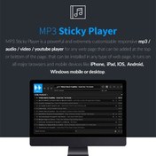 تصویر اسکریپت پخش کننده صدا | MP3 Sticky Player 