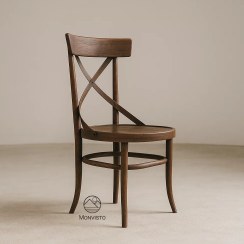 تصویر صندلی ناهارخوری چوبی مدل بوسکو لهستانی 