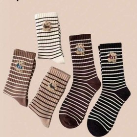 تصویر جوراب تدی پوکله دار 