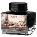 تصویر جوهر خودنویس پیرکاردین Eiffel Murky Brown رنگ قهوه ای کدر Pierrecardin Eiffel Murky Brown 50 ml Ink Bottle