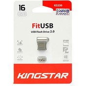 تصویر فلش مموری کینگ استار KS230 USB 2 ظرفیت 16گیگابایت King Star KS230 USB 2 Flash Drive 16GB