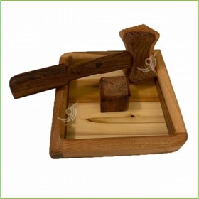 تصویر گردوشکن چوبی قطر 20 کد 101472 