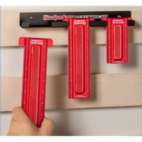 تصویر خطکش لبه دار ۲۰۰ میلیمتری Woodpeckers ts200