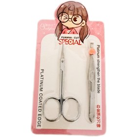 تصویر ست قیچی و موچین Fuanna 