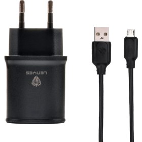 تصویر شارژر دیواری لنیز مدل LCH075-EU به همراه کابل Micro USB Leniz-LCH075-EU-wall-charger-with-Micro-USB-cable