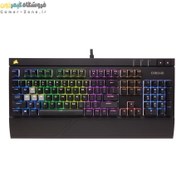 تصویر کیبورد با سیم کورسیر مدل STRAFE RGB Mechanical STRAFE RGB Mechanical-Cherry MX Blue Gaming Keyboard