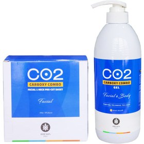 تصویر ژل کربوکسی ریب اسکین 750 میل Ribeskin CO2 Carboxy combo Gel 750 ml