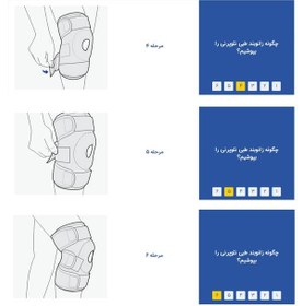 تصویر زانوبند طبی نئوپرنی پاک سمن کد 097 ا Paksaman Neoprene Knee Support Paksaman Neoprene Knee Support
