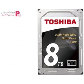 تصویر هارد اینترنال 3.5 اینچ توشیبا N300 NAS 8TB Toshiba N300 NAS 8TB 7200Rpm 128MB Buffer SATA III HDD