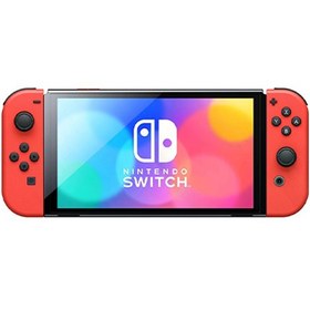 تصویر کنسول بازی نینتندو مدل Neon Blue and Neon Red Joy-Con OLED 