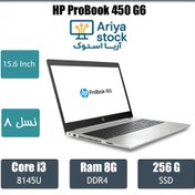 تصویر لپ تاپ استوک HP ProBook 450 G6 i3 Gen8/8/256 Laptop HP ProBook 450 G6 i3 Gen8/8/256