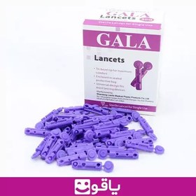 تصویر سوزن لنست گالا gala بسته 100 عددی سوزن لانست تست قند خون گالا یاقوت فروشگاه تجهیزات پزشکی عمده و خورده401155 