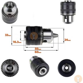 تصویر تبدیل مینی فرز به دریل 