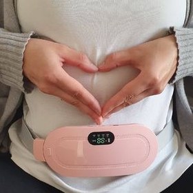 تصویر ماساژور شکم و کمر مدل MDHL-PINK Rechargeable Hot Compress Abdominal Massager