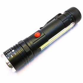 تصویر چراغ قوه یو وی(UV) دوحالته مگنتی یو وی 395 ، نور سفید قوی در کنار مدل UV-26 / LED COB WORKING LAMP 