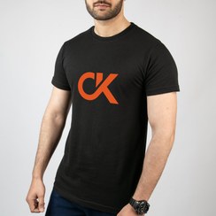 تصویر تیشرت آستین کوتاه مشکی طرح برند کلوین کلاین Calvin Klein | استایل لوکس | کد BR111 calvin-klein-ls-tshirt-br111-2