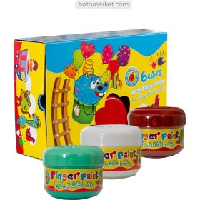 تصویر رنگ انگشتی 6 رنگ آریا 