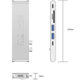 تصویر داک چند کاره Thunderbolt3.0 با پورت Type-C اوریکو مدل XC-309 ا ORICO XC-309 USB-C Hub DucStation ORICO XC-309 USB-C Hub DucStation