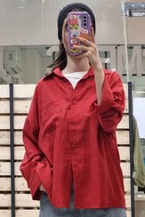 تصویر شومیز زنانه طرح پری قد ۷۰ استین بلند رنگ بندی 