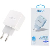 تصویر شارژر دیواری نیتو (Nitu) مدل NT-TC18 همراه با کابل MicroUsb 