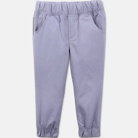 تصویر شلوار کشی دخترانه، رنگ بنفش روشن برند tchibo Kids Girl Pull,on Pants, Lavender