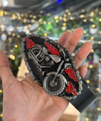 تصویر سگک کمربند موتور هارلی 