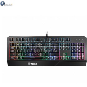 تصویر کیبورد گیمینگ ام اس آی مدل VIGOR GK20 MSI VIGOR GK20 Gaming Keyboard