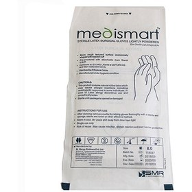 تصویر دستکش جراحی مدی اسمارت سایز ا Medismart Surgical Gloves 7/5Size Medismart Surgical Gloves 7/5Size