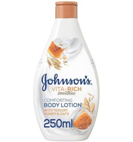 تصویر لوسیون بدن ویتا ریچ اسموتی با حجم 400 میلی‌لیتر برند johnson's Vita-Rich Smoothies Indulging Body Lotion 400ml