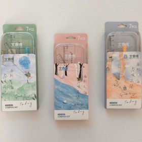 تصویر ست پرگار 7 تیکه 