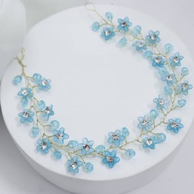 تصویر ریسه مو ۷۲۱۶۸ - آبی 