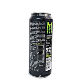 تصویر انرژی زا جینسینگ مشکی مانستر 500 سی سی - باکس 12 عددی Monster Energy - 500m