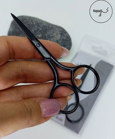 تصویر قیچی ابرو سرصاف AF103 ورژن Vergen AF103 Eyebrow Scissors