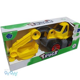 تصویر بیل مکانیکی اسباب بازی کیوان تویز سایز کوچک 