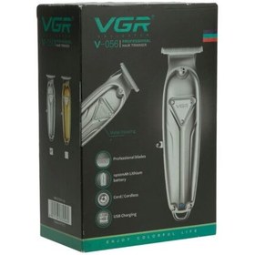 تصویر ماشین اصلاح وی جی آر مدل V-056 با تیغه استیل ضد زنگ و برش مستقیم 