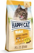 تصویر غذا خشک گربه هپی کت مدل Hairball Control وزن 10 کیلوگرم Happy cat Hairball Control