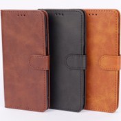 تصویر کیف چرم سامسونگ مدل A13 طرح کلاسوری مگنتی 