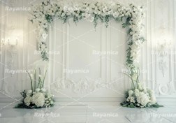 تصویر بک گراند تالار عروسی برای عکاسی شماره 190 - رایانیکا | دانلود رایگان فایل لایه باز PSD 