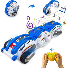 تصویر اسباب بازی ماشین کنترلی تبدیل شونده ( حرکات نمایشی ) STUNT DEFORMATION CAR TOY